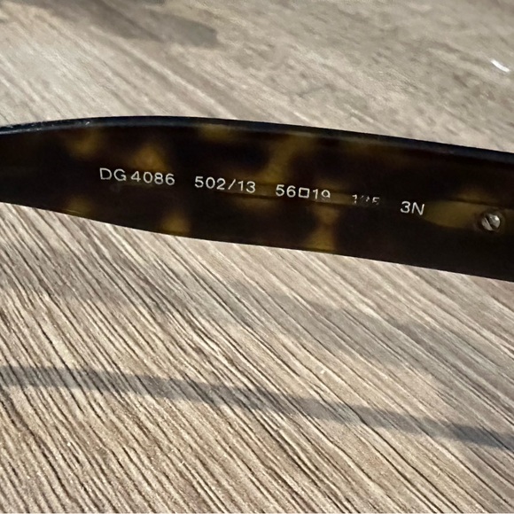 Dolce & Gabbana Tortoise Oval Sunglasses (style code DG4086) - Picture 7 of 16